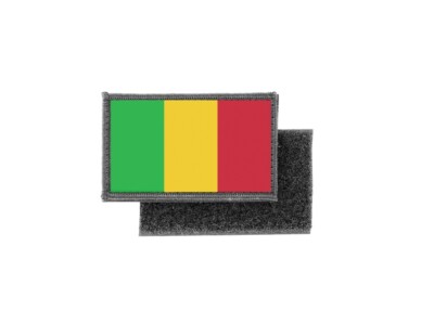 Porte cles clefs drapeau mali malien imprime rond cocarde