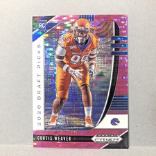 2020 Prizm Draft Picks Curtis Weaver Rookie Pink Pulsar #166 Boise State