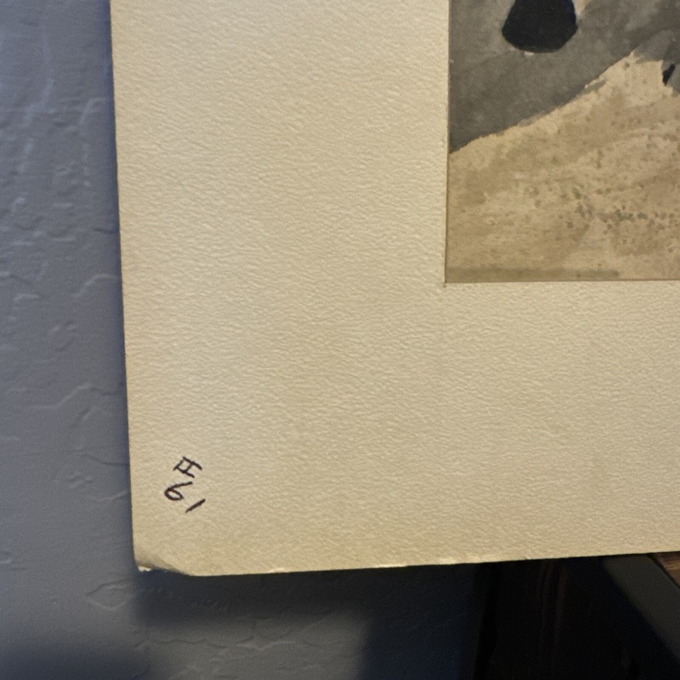 Original Watercolor Painting Drawing Fantasy Surrealistic Castle