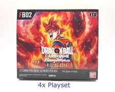 Dragon Ball Super TCG - Fusion World Blazing Aura FB02 C/UC/R 4x Playsets