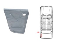 Reparaturblech Rep,Blech Kofferraumboden Hinten Links F Mercedes W123 C123 S123