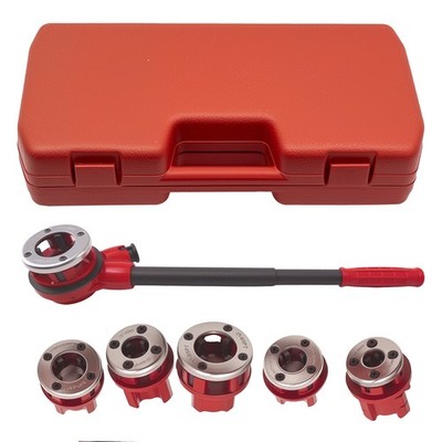 Ratcheting Pipe Thread Threader Die Handle Tool Set 1/2'' 1/4''  3/8'' Manual