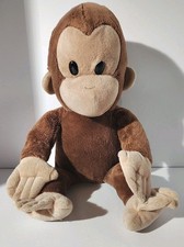 Applause By Russ Curious George 16" Stuffed Plush Cute Stuffed Monkey Very Soft