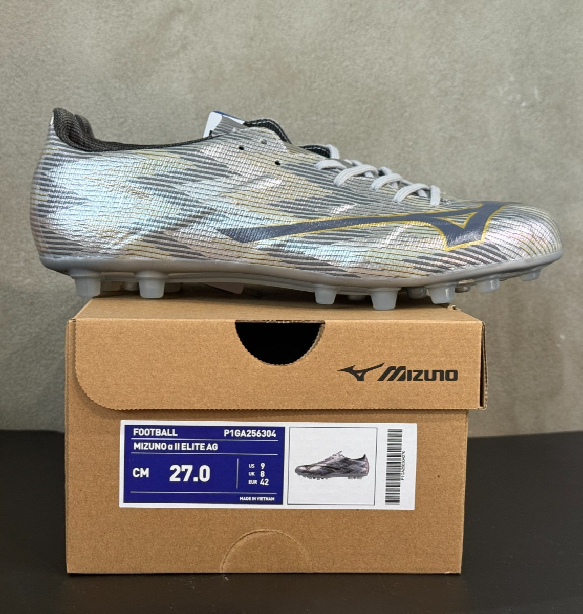 Mizuno Alpha 2 Elite AG Mens Soccer Shoes Football Sportswear US9 P1GA256304 36390₽