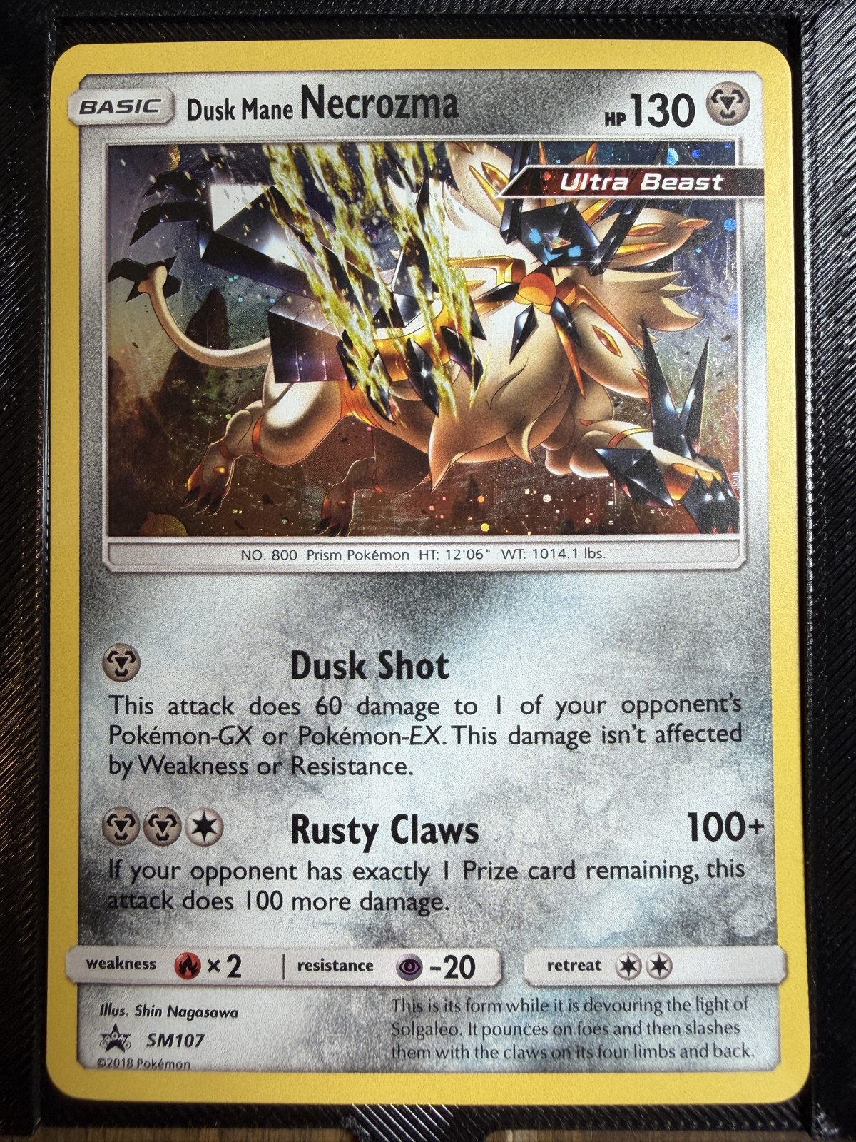 Dusk Mane Necrozma - SM107 Holo Promo Sun & Moon Promo - MP