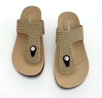 Women's Dress Evening & Party Sandals size 8.5 Tan
