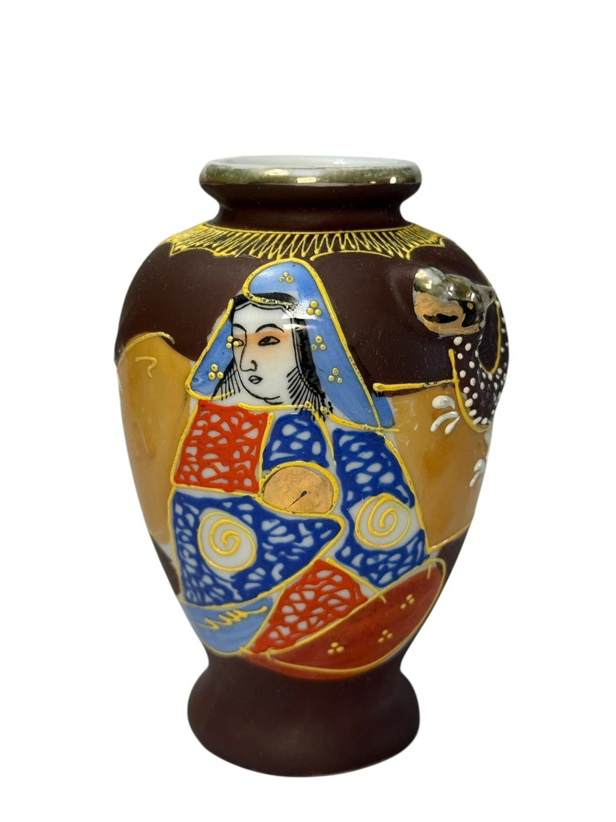 Multi-Color Vintage Original Post - 1940 Antique Japanese Vases