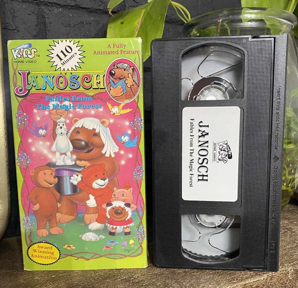 Janosch - Fables From The Magic Forest VHS Tape, 1989 OOP HTF Rare Cartoons 80s - Image 4 of 4