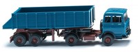 Wiking - Mercedes 4X2 Mit Kipper 2 Achsen Azurblau - 1/87 - WIK067709