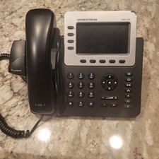Grandstream GXP2140 4 Line IP Phone - Black with Plantronics HL10 lift kit
