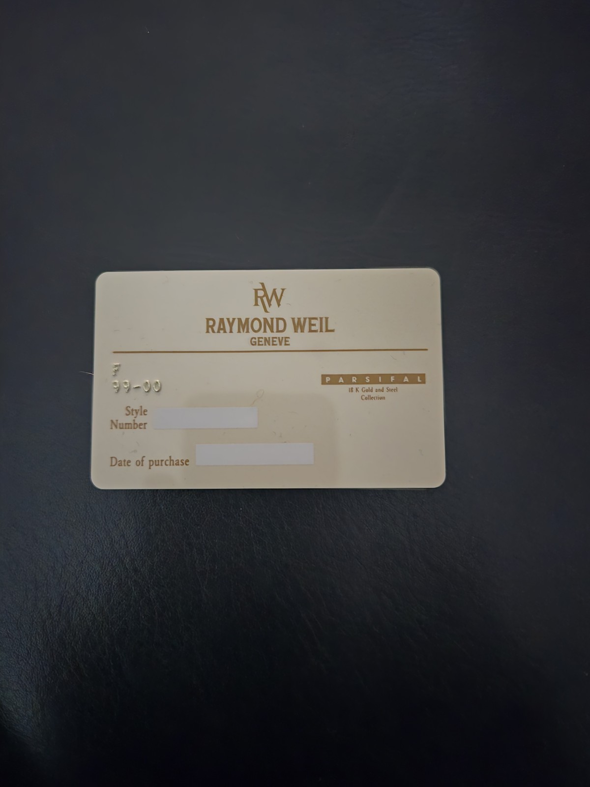 Swiss Raymond Weil Geneve Parsifal 9190 18k Yellow Gold/Stainless Steel 