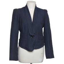 Gharani Strok, Jacke, Damen, Größe: 38, Blau, Leinen/Polyester/Viskose #5Et
