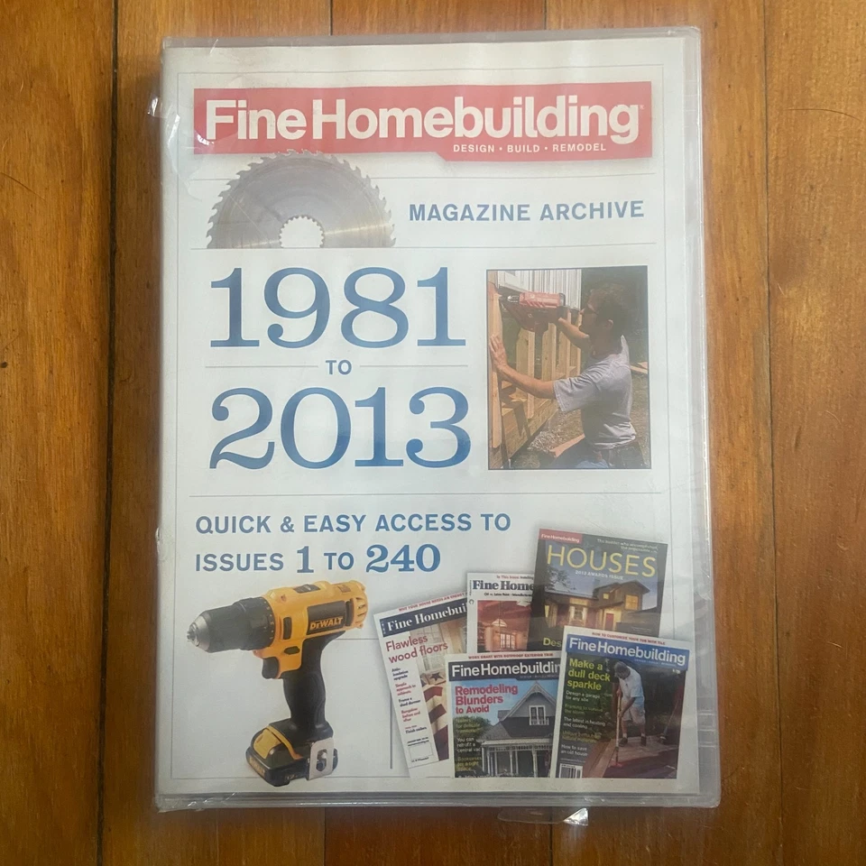 Fine Homebuilding 2013 Magazine Archive by Editors of Fine Homebuilding DVD New - Image 2 of 4