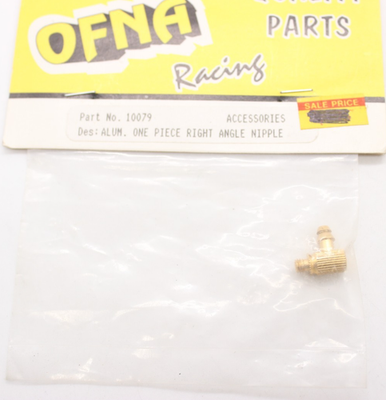 #ad #ad OFNA RACING Pressure Nipple Right Angle Aluminum Fitting 10079 $5.99