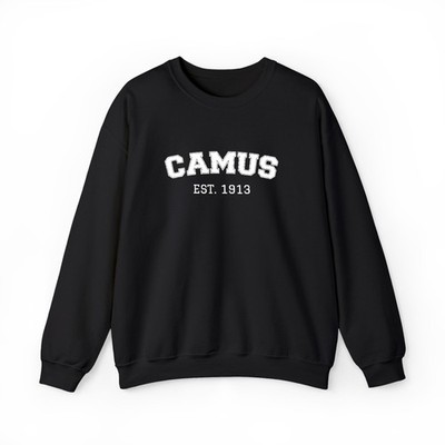 Albert Camus Est. 1913 Embroidered Sweatshirt | The Stranger Literary Crewneck