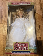 Classic Treasures Special Edition Collectible Bisque Porcelain Doll COA Y07031AA