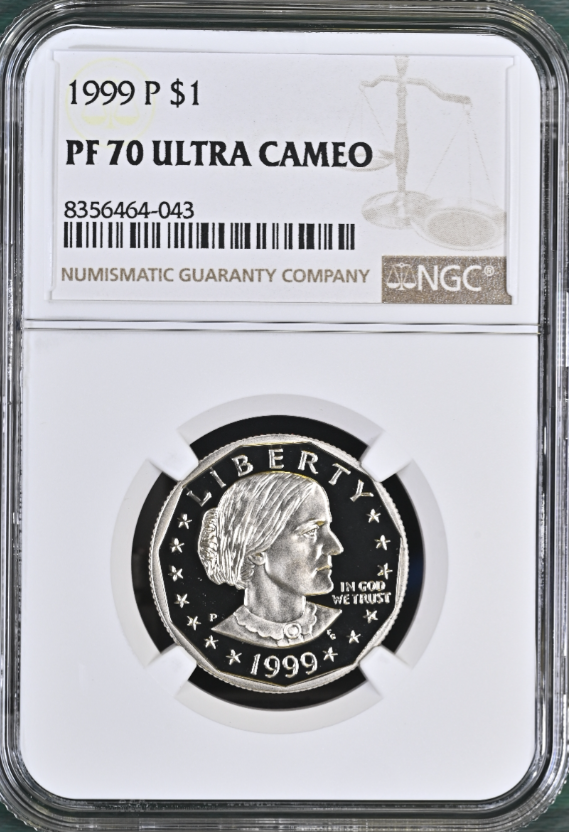 1999 P Proof Susan B. Anthony Dollar NGC PF 70 Ultra Cameo | eBay