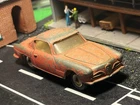 VINTAGE  DINKY TOYS ALFA ROMEO COUPE # 185 IN ORIGINAL CONDITION