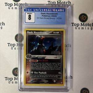 Dark Houndoom #37 EX Team Rocket Returns Prerelease Promo Holo
