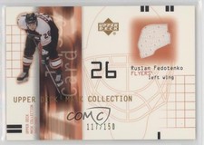 2001-02 Upper Deck Mask Collection Jersey 117/150 Ruslan Fedotenko #J-RF 0gy4
