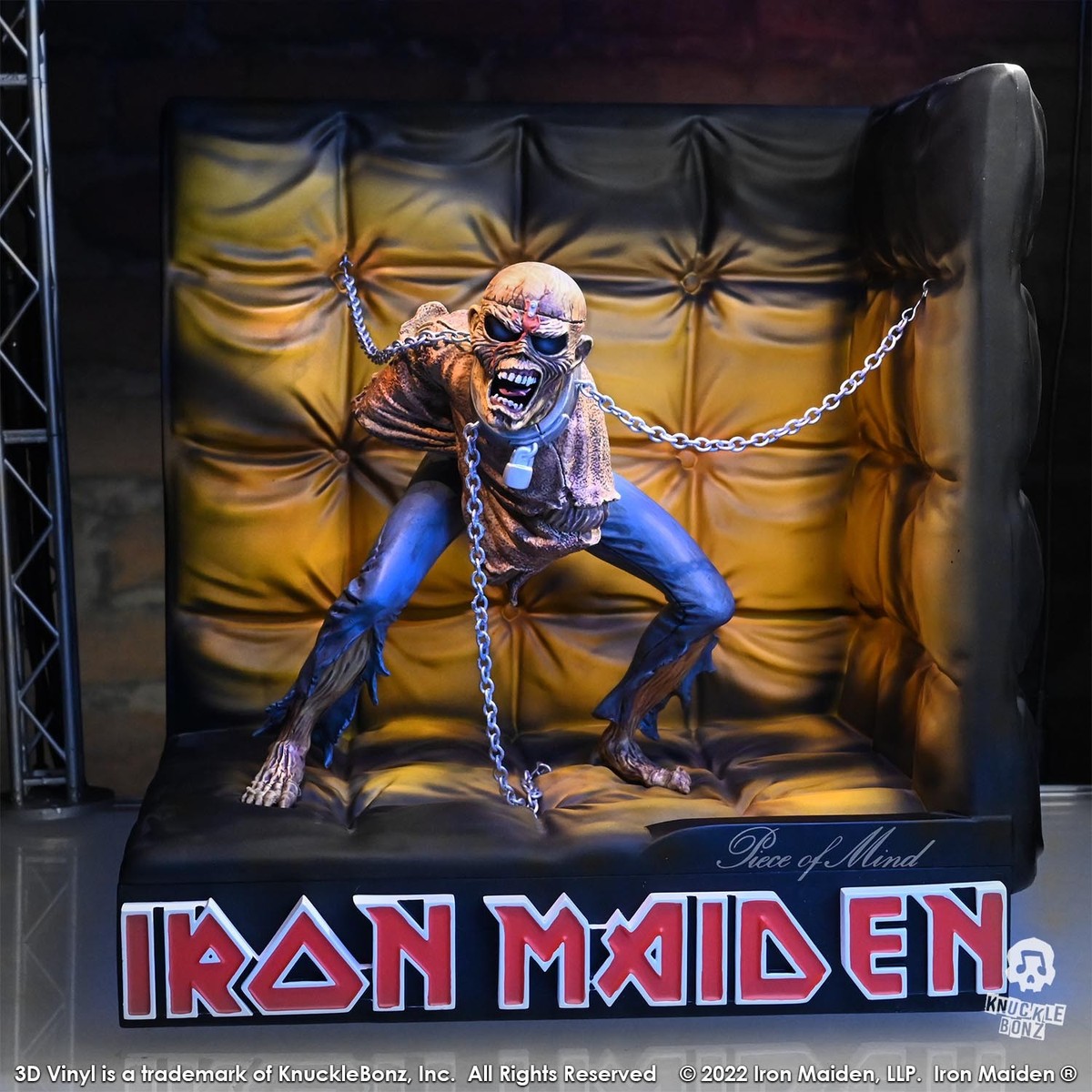 Iron Maiden Piece of Mind Statue KnuckleBonz 3D Vinyl - Only 1983
