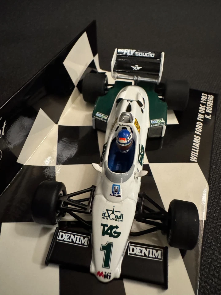 Minichamps 1:43 Williams Ford FW08C 1983 K. Rosberg #1 - Image 3 of 4