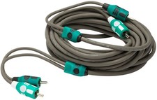 KICKER 47KMI7 2-CHANNEL MARINE SERIES INTERCONNECT RCA AMPLIFIER CABLE 23FT