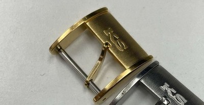 NOS King Seiko 15mm Gold Pin Buckle – Fits 44-9990, 5625-7110 and