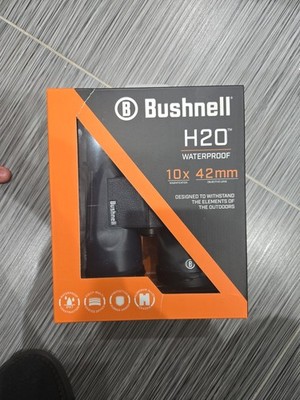 BUSHNELL 150142R 10X42 H2O Waterproof Black Roof Prism (New)