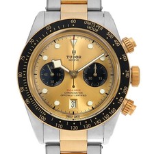 TUDOR Black Bay Chrono S & G 79363N second hand mens