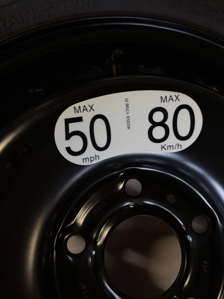 Ersatzrad Notrad 5x114,3 4Tx16 ET40 Reserverad T145/90 R16 Renault Kadjar Bj.16 - Bild 4 von 4