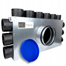 Cassetta Distributore Ventilazione 12x75 Ø160 Ventilazione Abitazione Distributore Aria