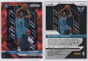 2018-19 Panini Prizm Red Ice Prizm Devonte' Graham #288 Rookie RC