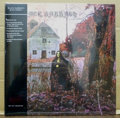 BLACK SABBATH s/t Rhino High Fidelity 180-Gram Numbered #0075 of