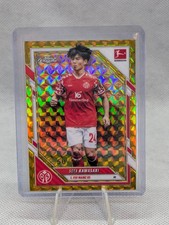 Sota Kawasaki - 50/50 NUMBERED Gold - Topps Chrome Bundesliga 2025/26 #71