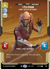 Plo Koon Prestige Foil - LOF 1080 NM - Star Wars Unlimited