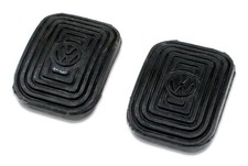 Vw Type 2 Bus 1955-1967 Small Logo Clutch And Brake Pedal Pads Kombi Microbus