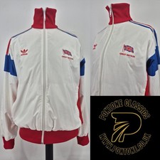 2005 adidas Originals Team GB Track Top L Red White Blue