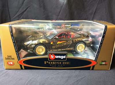 Burago gold collection 1/18 Porsche GT3 Cup Cod. 3355 UPS Race Car