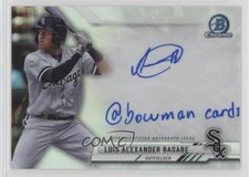 2017 Bowman Chrome Inscription 16/75 Luis Basabe Alexander #BIA-LAB Auto nd3