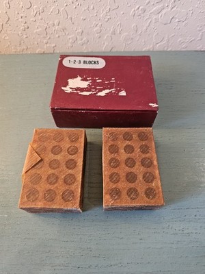 Vintage New/Old Stock Set Of 1-2-3 Blocks, Machinist/Woodworking-Factory Wrapped