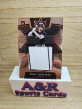 2022 Panini Select #RJS-RG - Romy Gonzalez RC - Jumbo Pinstripe Jersey Patch