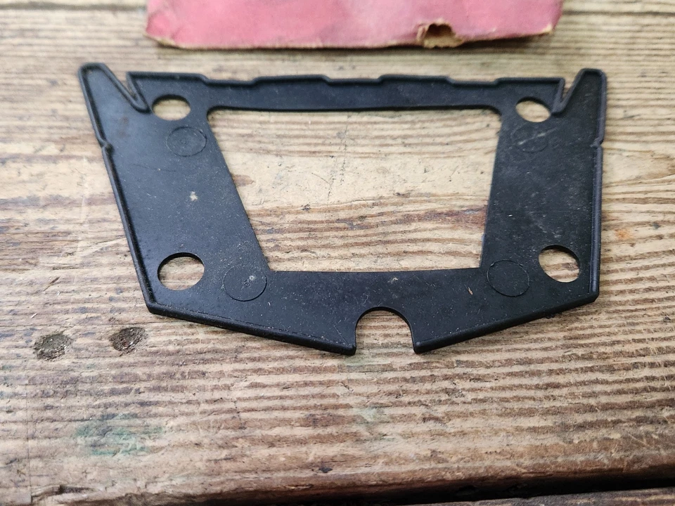 NOS OEM Ford 1959 Fairlane Station Wagon Tailgate Emblem Ornament Mounting Pad - Image 3 of 4