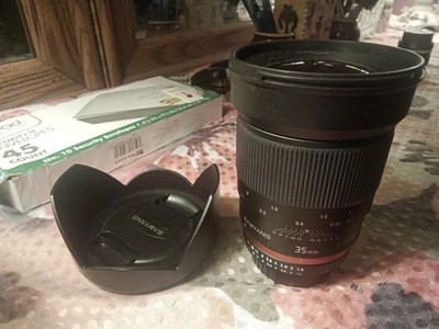 Samyang 35mm f/1.4 Manual Focus Lens for Nikon F-Mount