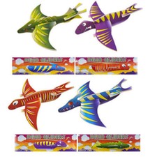 Dinosaur Flying Plane Glider Boys Party Bag Stocking Filler Toys Pinata Prizes