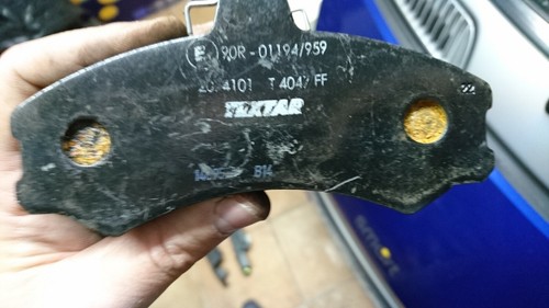 ALFA ROMEO 166 PADS BRAKE PADS TEXTAR 2074101 BRAKE PADS ABARTH ss gt - Picture 4 of 5
