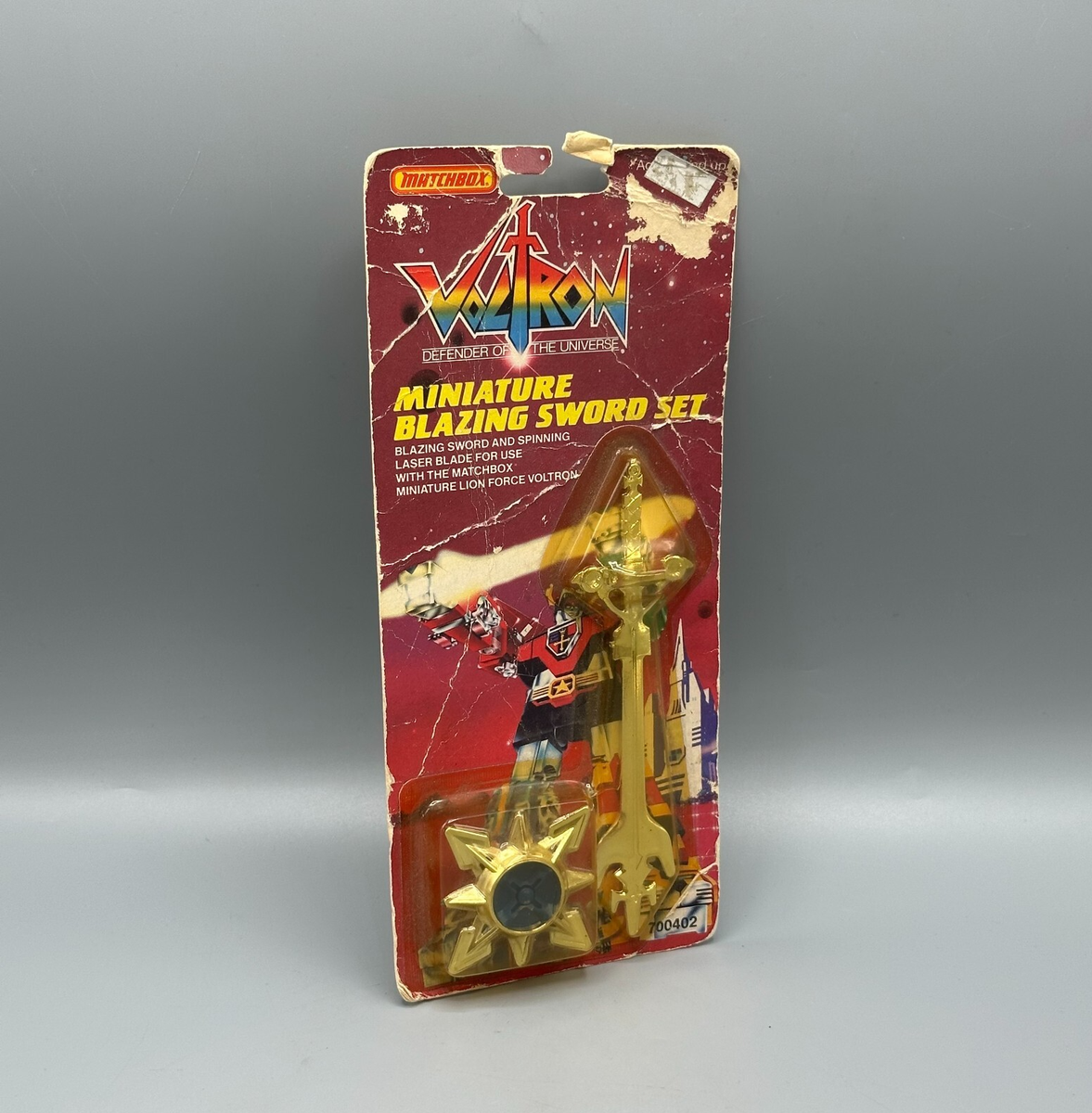 1985 Matchbox Voltron Blazing Sword Mini Miniature Defender of The