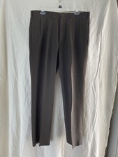 FARAH 2000 PROCESS Mens Pleated Dress Trouser Pants Brown Size 36 X 32