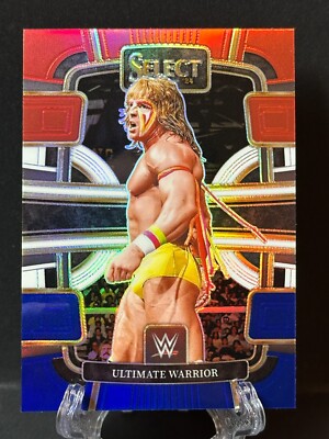 2024 Ultimate Warrior Panini Select WWE Silver Red Blue Parallel
