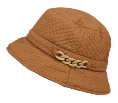 Foldable Water Repellent Quilted Rain Hat w/Adjustable  display picture 1